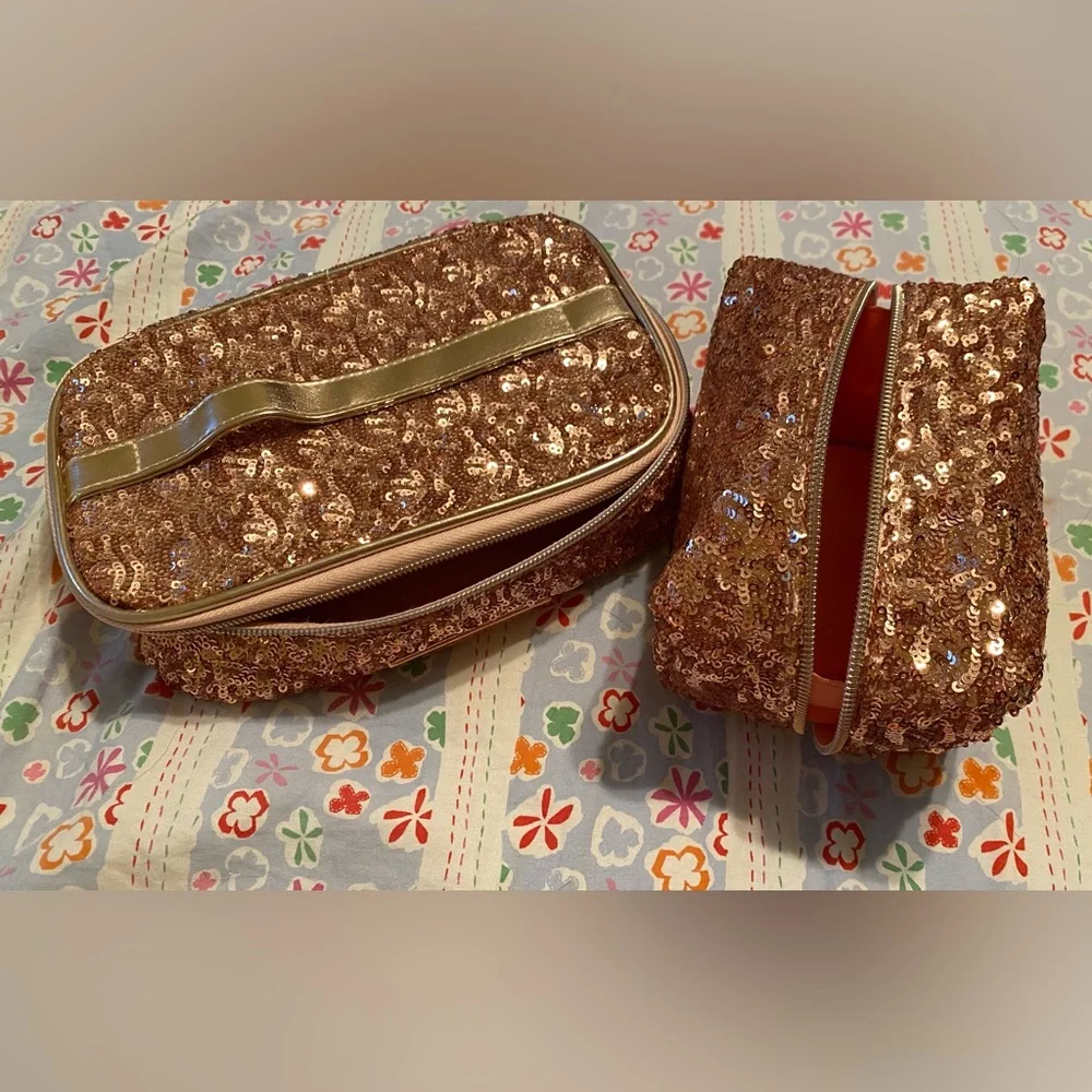 Barely used make up / accessories cases - two